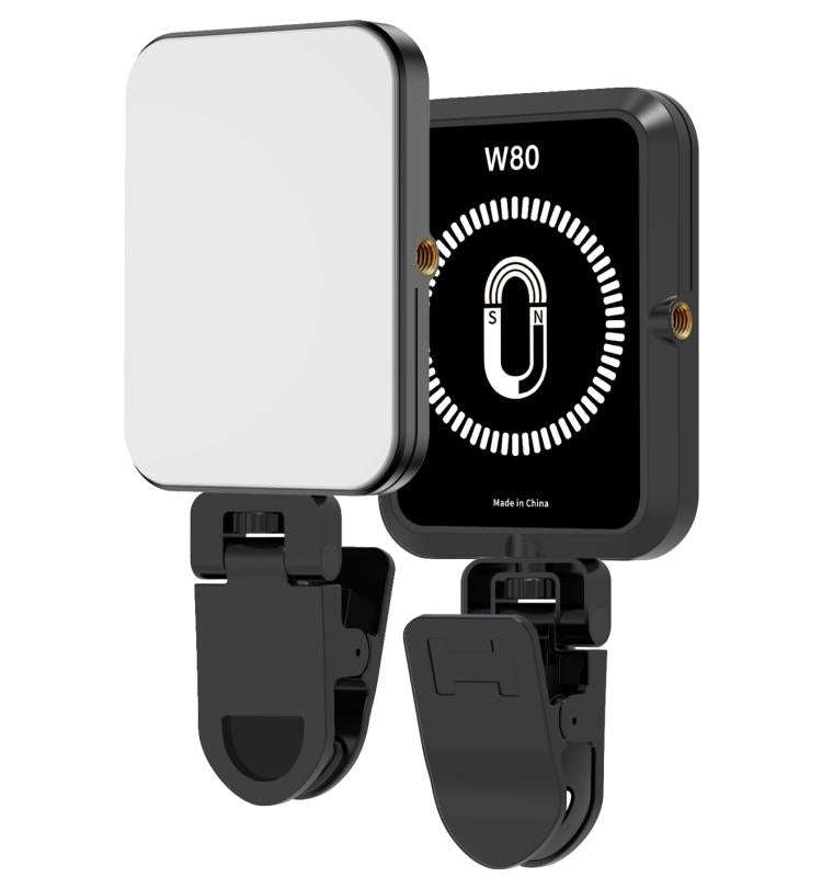 W80 Multifunctional Portable Magnetic Fill Light, Style:Three-Colors Light