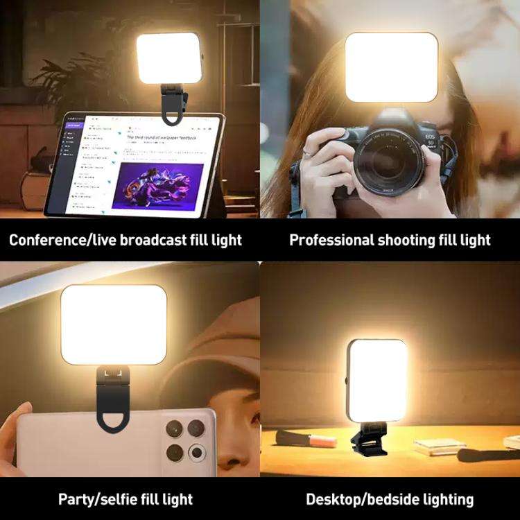 W80 Multifunctional Portable Magnetic Fill Light, Style:Three-Colors Light