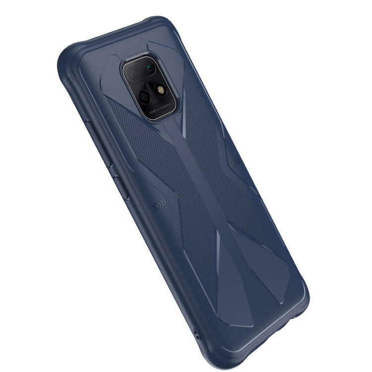 For Xiaomi Redmi 10X / Redmi 10X Pro Butterfly Shadow Shockproof Rubber TPU Protective Case(Blue)
