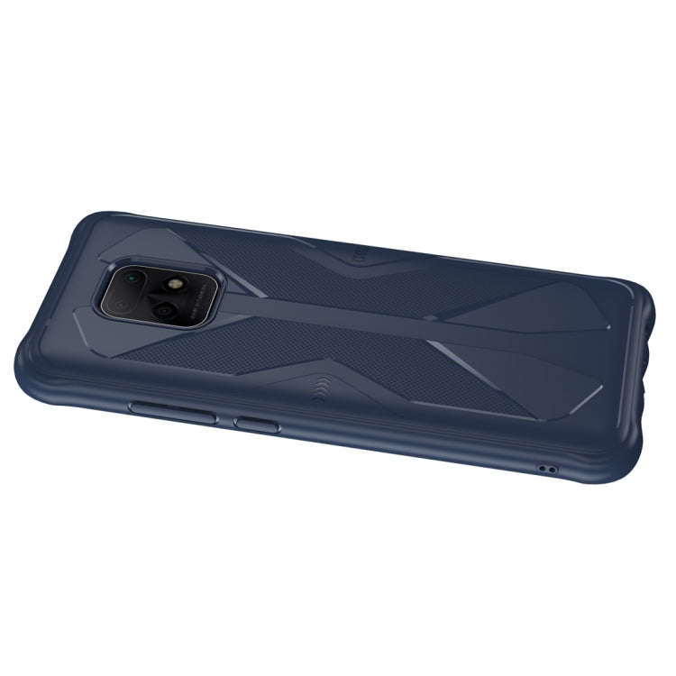 For Xiaomi Redmi 10X / Redmi 10X Pro Butterfly Shadow Shockproof Rubber TPU Protective Case(Blue)