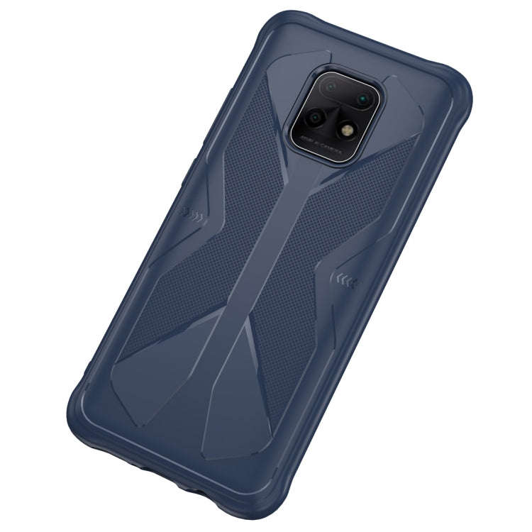 For Xiaomi Redmi 10X / Redmi 10X Pro Butterfly Shadow Shockproof Rubber TPU Protective Case(Blue)