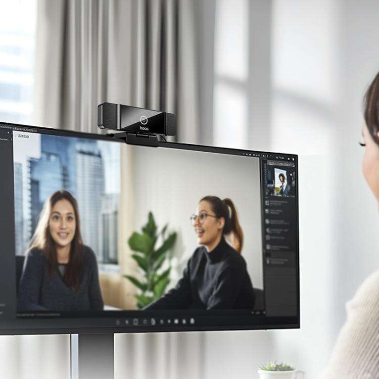 hoco D100 1080P 2MP USB Computer Camera(Black)