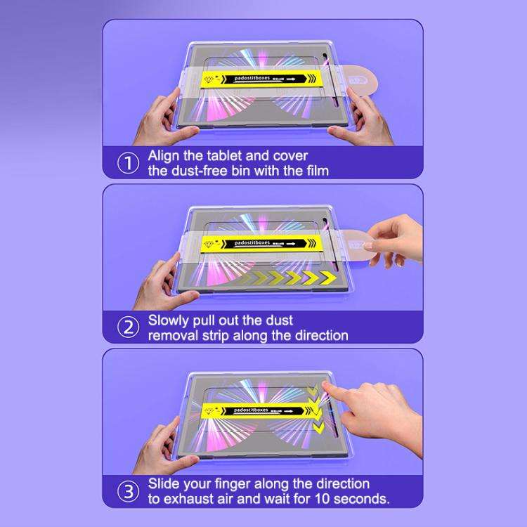 For Ulefone Tab A11 Pro / A11 Dust-Free Easy Install HD Tempered Glass Film