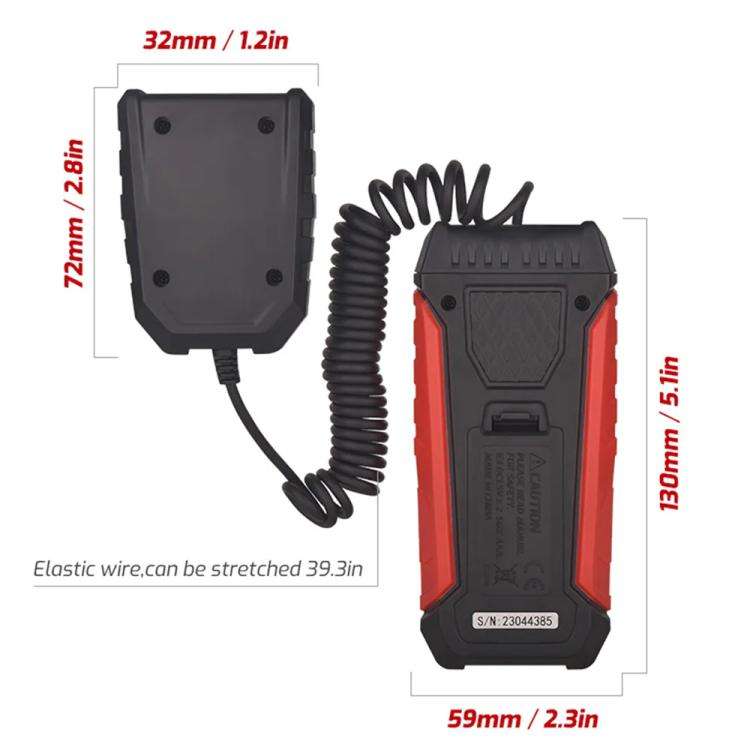 TRSI TA630B Separable Digital Lux Meter Light Brightness Measuring