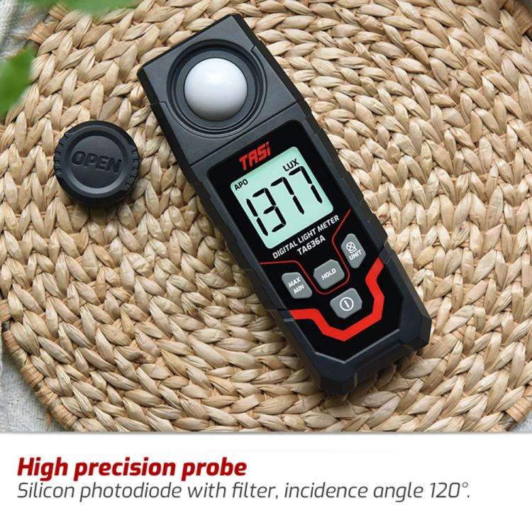 TRSI TA636B Integrated Digital Lux Meter Light Brightness Measuring Support BT