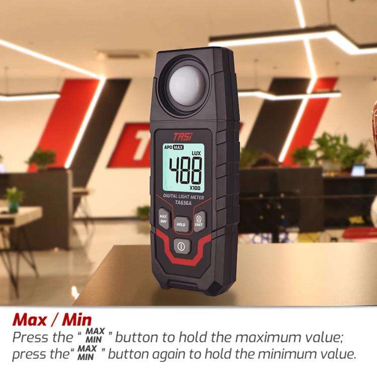 TRSI TA636B Integrated Digital Lux Meter Light Brightness Measuring Support BT