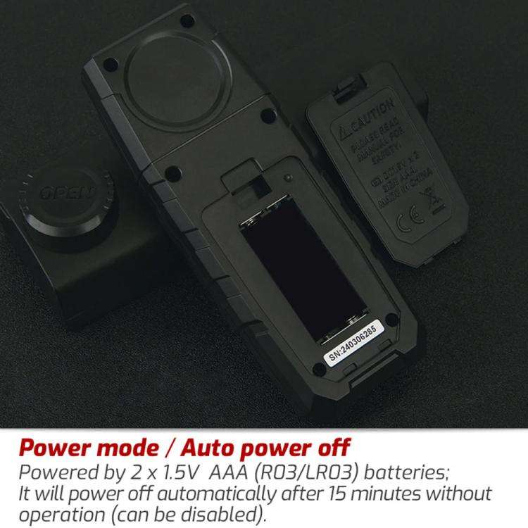 TRSI TA636B Integrated Digital Lux Meter Light Brightness Measuring Support BT