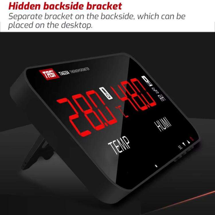TRSI TA623A Industrial Wall-mounted Thermometer Hygrometer, Built-in Probe