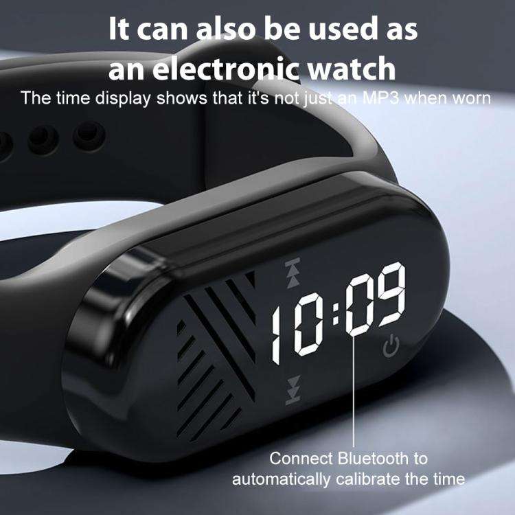 BT5.3 Sports MP3 Watch Supports Micro SD Card, ROM:8GB(Black)