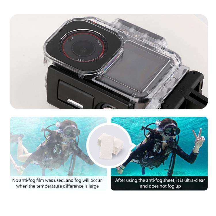 For DJI Osmo Action 5 Pro Magnetic 60m Waterproof Case Diving Case with Base + Gift Kit