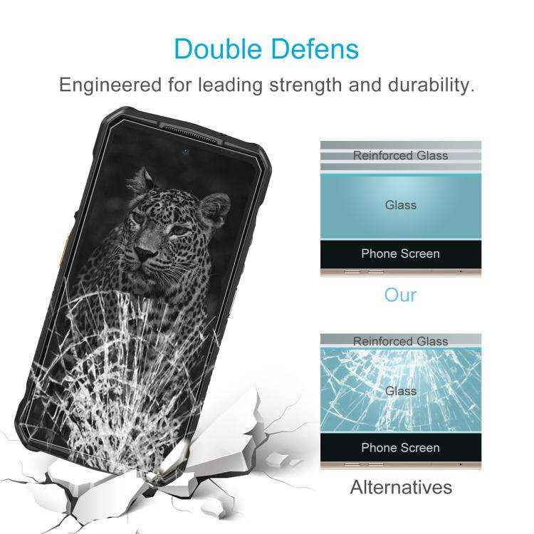 For Ulefone Armor 29 Pro 50pcs 0.3mm High Aluminum Tempered Glass Film