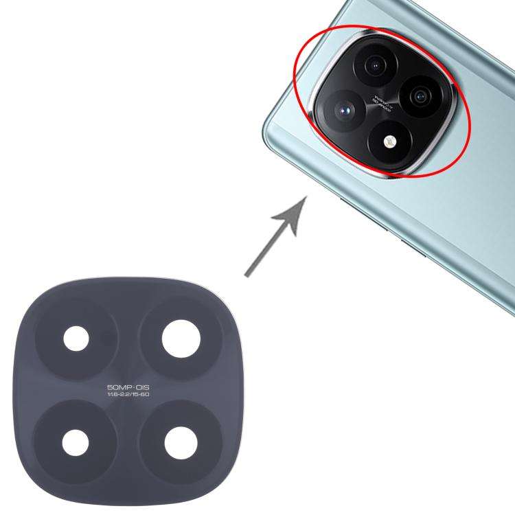 For Redmi Note 14 Pro+ 5G India 50MP 10set OEM Back Camera Lens
