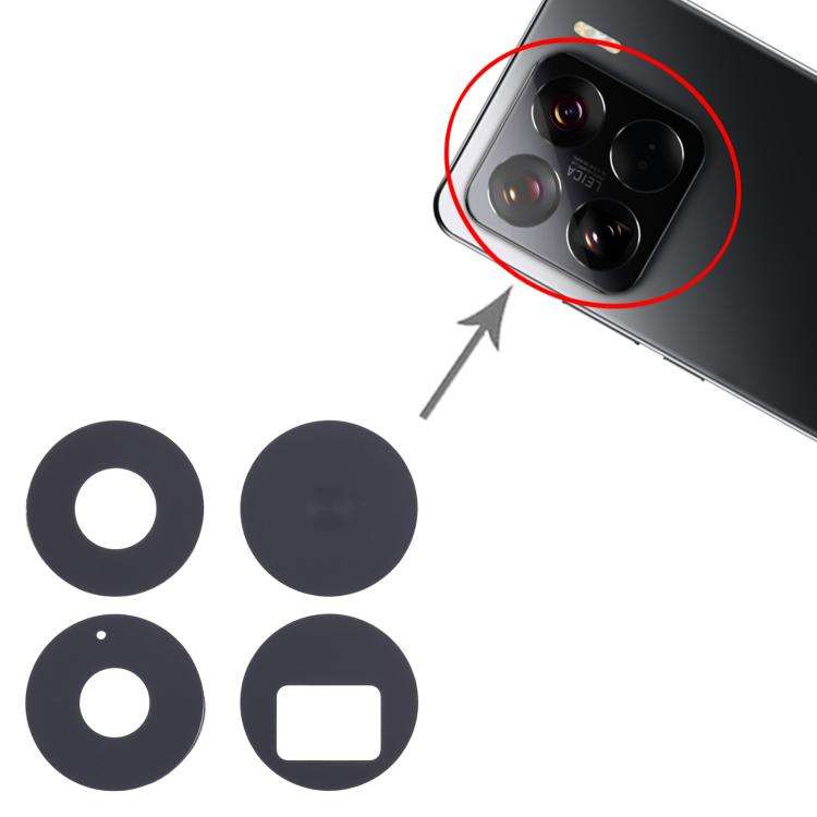 For Xiaomi 15 Pro 10set OEM Back Camera Lens