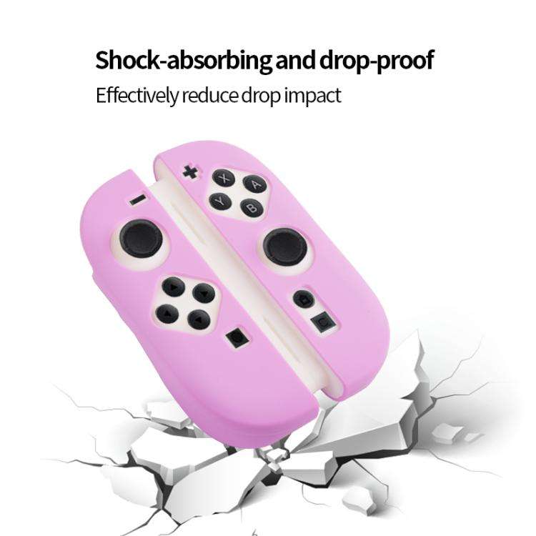 For Nintendo Switch 2 Game Console Silicone Separable Protective Case(Purple)
