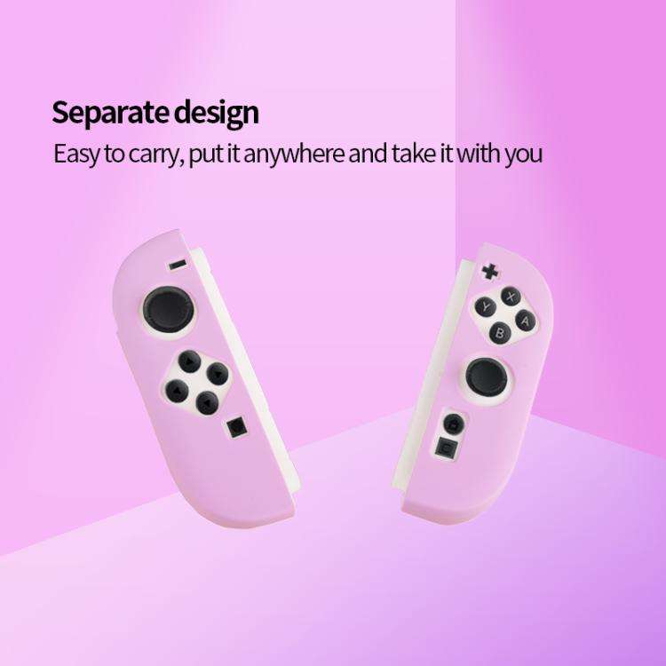 For Nintendo Switch 2 Game Console Silicone Separable Protective Case(Pink)