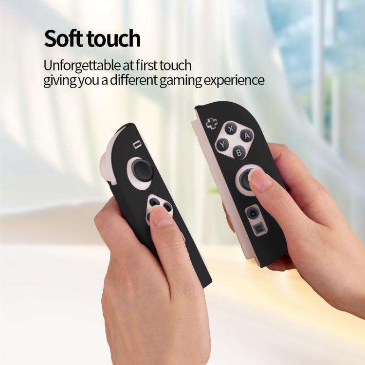 For Nintendo Switch 2 Game Console Silicone Separable Protective Case(Black)