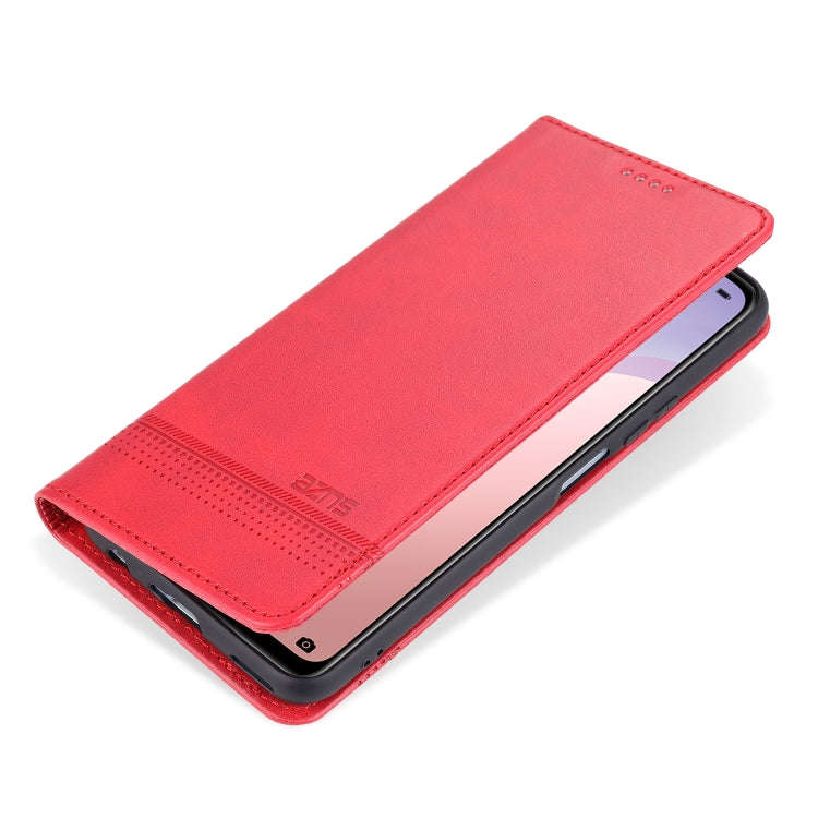 For Huawei Nova 7 SE AZNS Magnetic Calf Texture Horizontal Flip Leather Case with Card Slots & Ho...