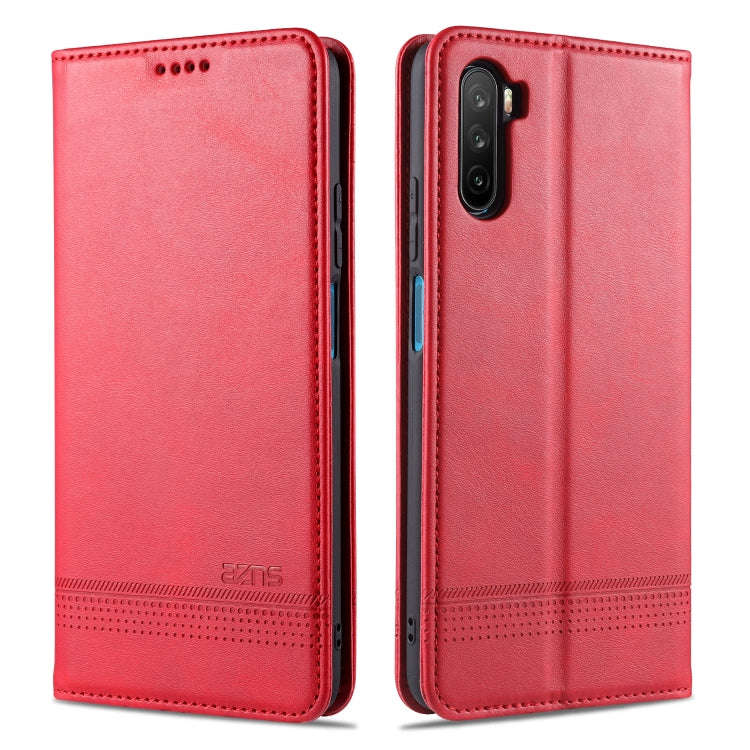 For Huawei Maimang 9 AZNS Magnetic Calf Texture Horizontal Flip Leather Case with Card Slots & Ho...