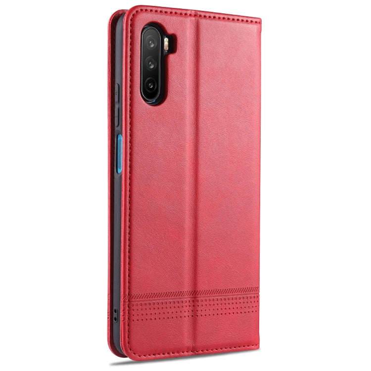 For Huawei Maimang 9 AZNS Magnetic Calf Texture Horizontal Flip Leather Case with Card Slots & Ho...