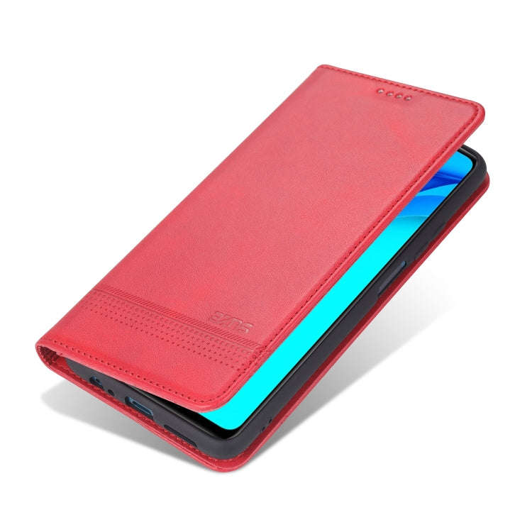 For Huawei Maimang 9 AZNS Magnetic Calf Texture Horizontal Flip Leather Case with Card Slots & Ho...