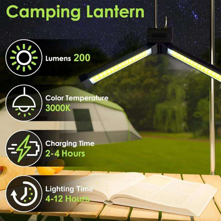 A55 LED Multifunctional Folding Working Light(Black)