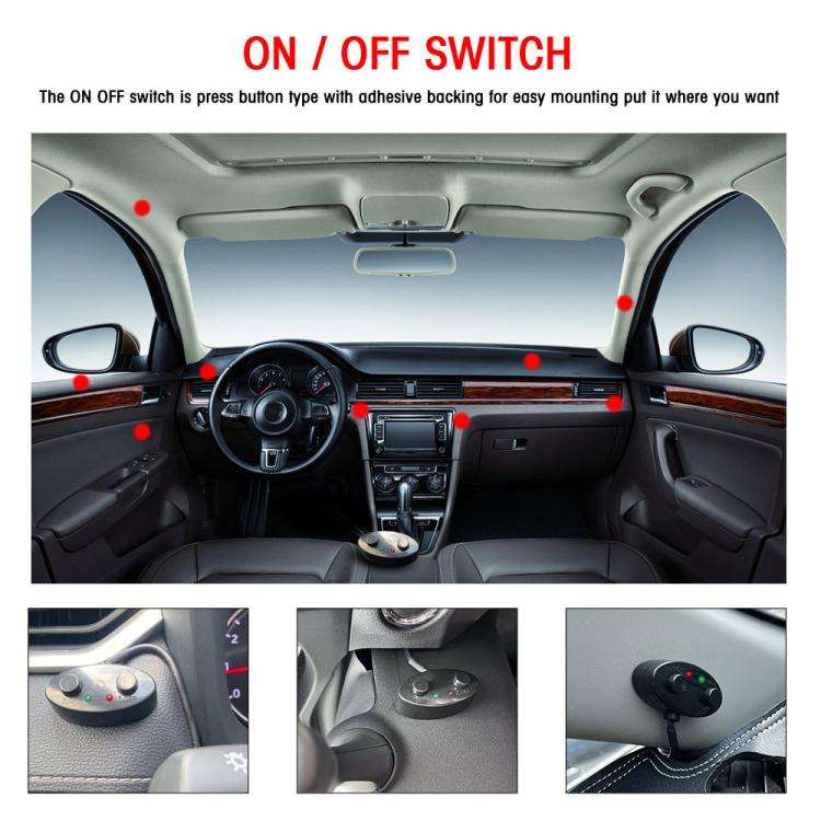 2pcs/Pack Car 80W High-power Matrix Triangle Cannon Work Light with Cable Set(Black)