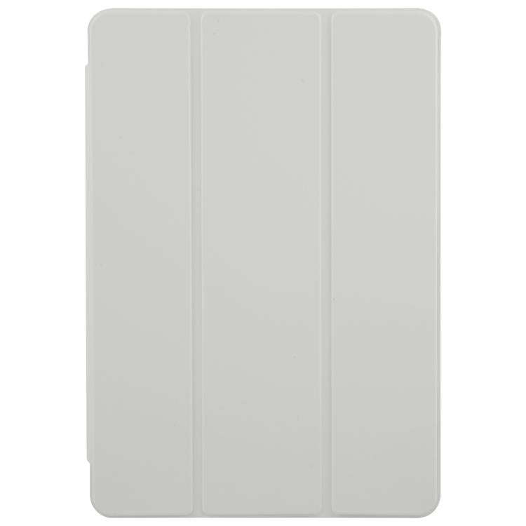 For Honor Pad 10 12.1 3-Fold Clear Acrylic Leather Tablet Case(Grey)