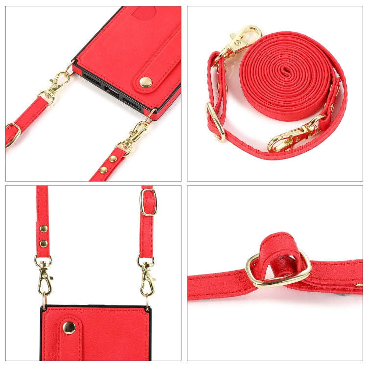 For Huawei P40 Pro Plus Wrist Strap PU+TPU Shockproof Protective Case with Crossbody Lanyard & Ho...