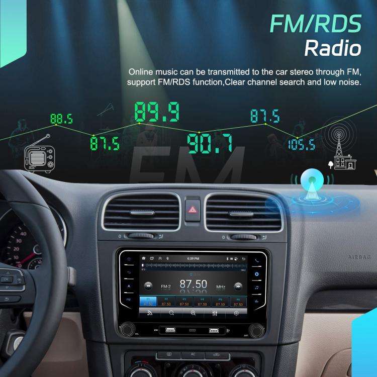 For Volkswagen Android 15 7 inch Wireless CarPlay Car Player Central Control Navigation Machine, ...