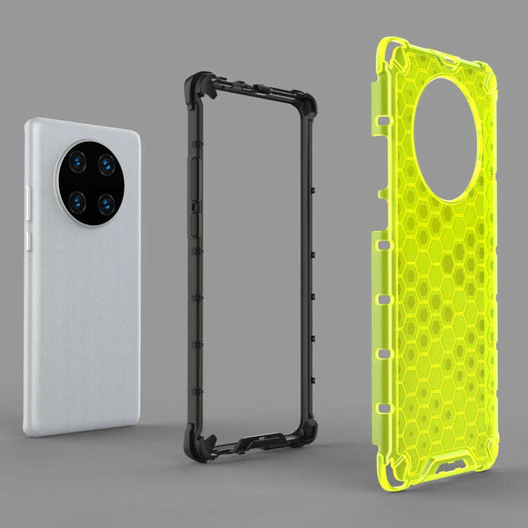 For Huawei Mate 40 Pro+ Shockproof Honeycomb PC + TPU Protective Case(Black)