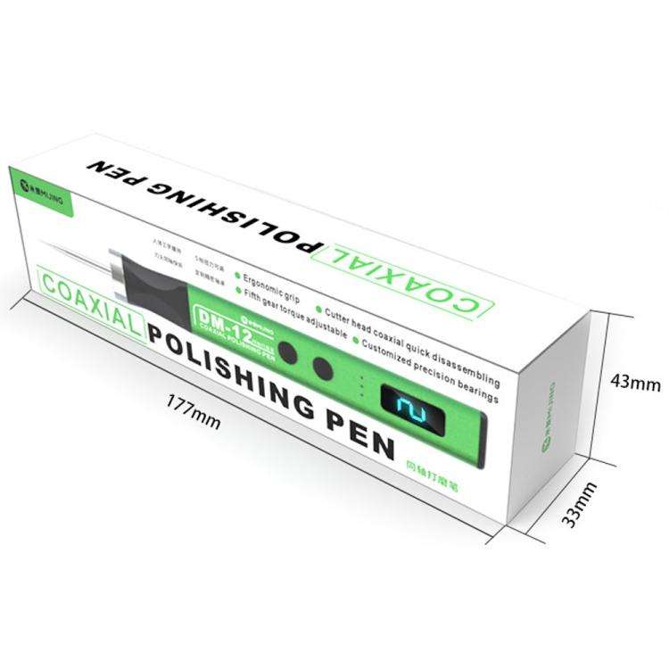 Mijing DM-12 Coaxial Polishing Pen with 7 Grinding Heads