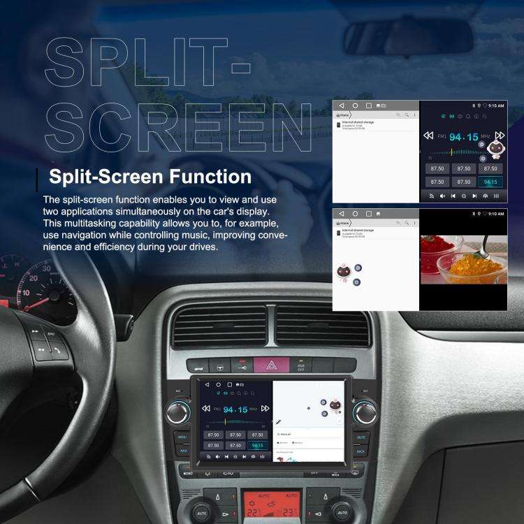 For Fiat Punto 2005-2009 Android 15 7 inch 2G+64G Car Central Control Audio Video Navigation, Spe...