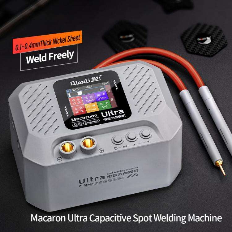 Qianli Macaron Ultra Capacitive Battery Spot Welding Machine for 0.1-0.4mm Thick Nickel Sheet, Pl...