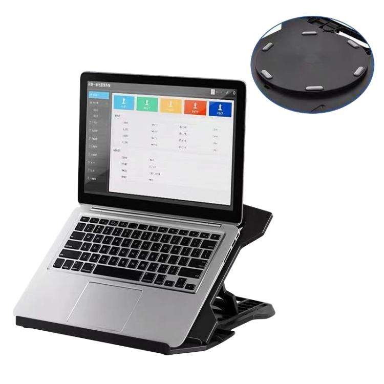 NUOXI N2 8-level Adjustable Laptop Holder, with Turntable(Black)