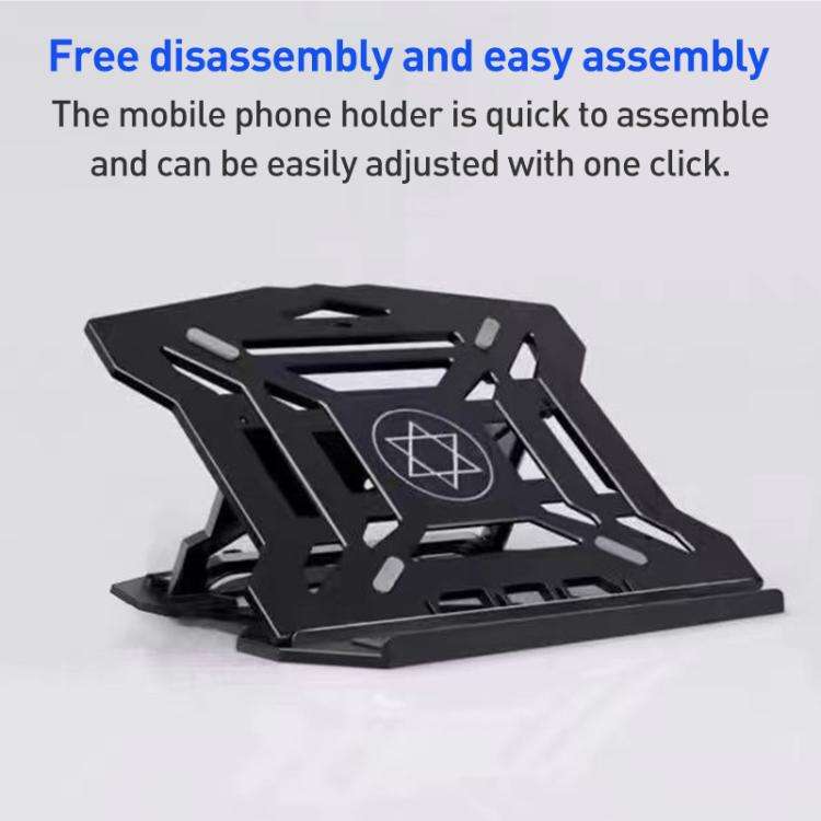 NUOXI N2 8-level Adjustable Laptop Holder, with Turntable(Black)
