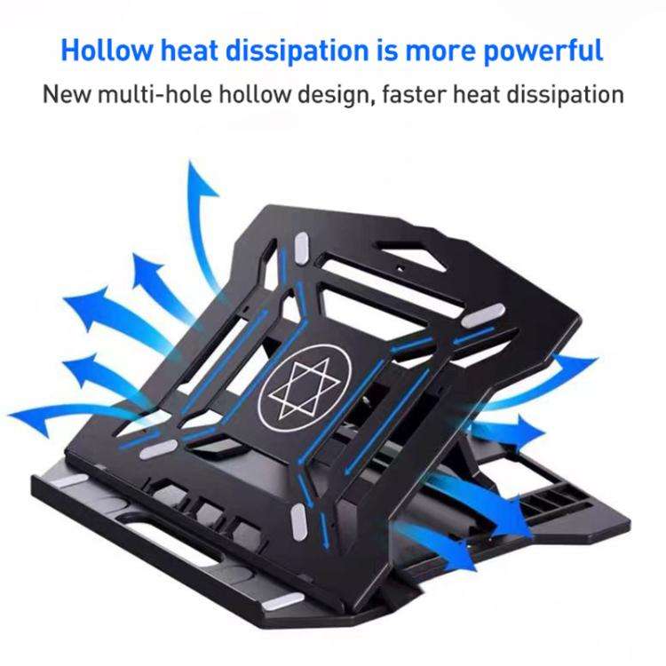 NUOXI N2 8-level Adjustable Laptop Holder, with Turntable(Black)