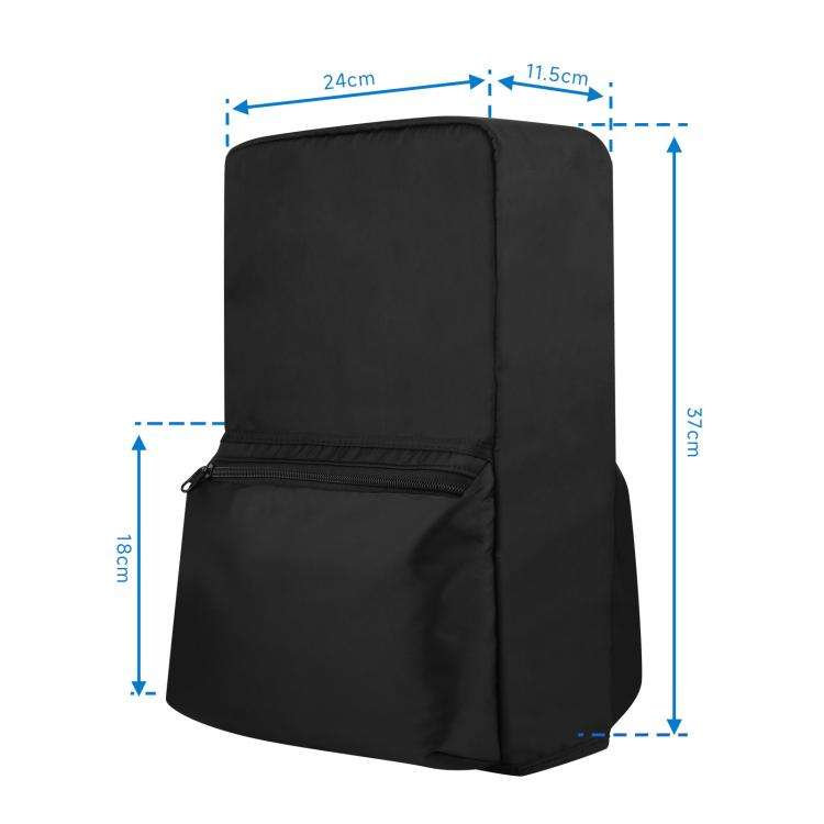 For Sony PlayStation 5 Slim Game Console Storage Dust Cover(Black)