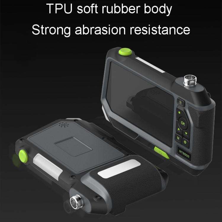 TESLONG NTS500 Industrial Pipeline Endoscope with 5 inch HD Screen, Model:Rotating 8.5mm Dual Len...