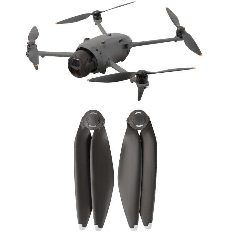For DJI Mavic 4 Pro Sunnylife 1158F Quick-Release Propellers Blades, Type:One Pair(Silver Tip)