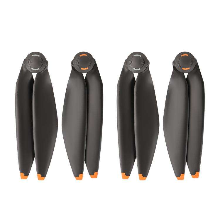 For DJI Mavic 4 Pro Sunnylife 1158F Quick-Release Propellers Blades, Type:Two Pairs(Orange Tip)