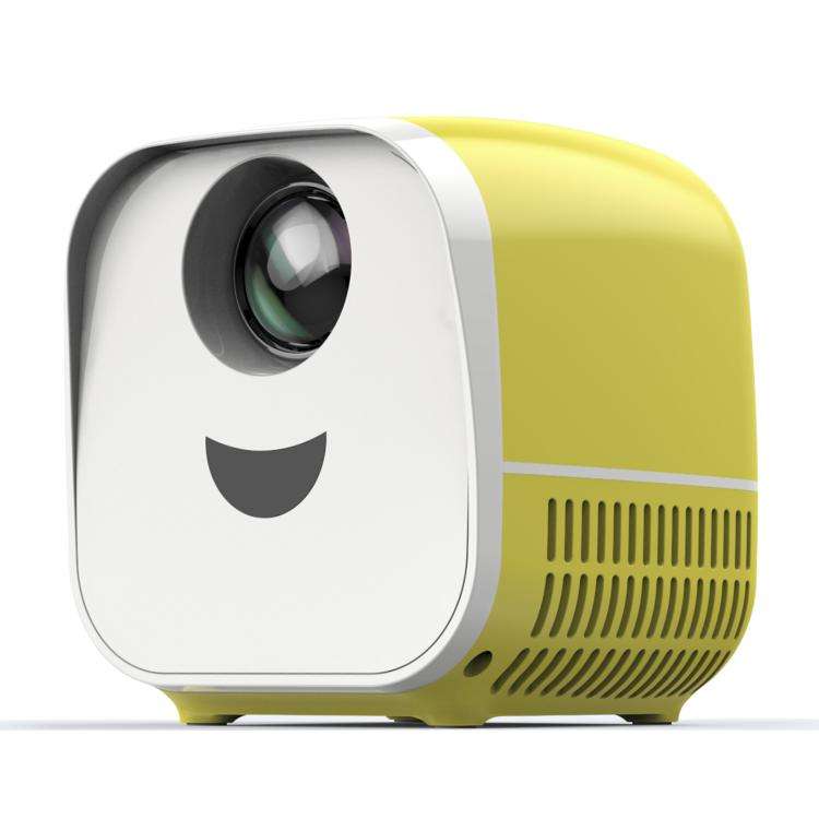 VIVIBRIGHT L1 Basic 480x240P 60ANSI LCD + LED Smart Projector, AU Plug(Yellow)
