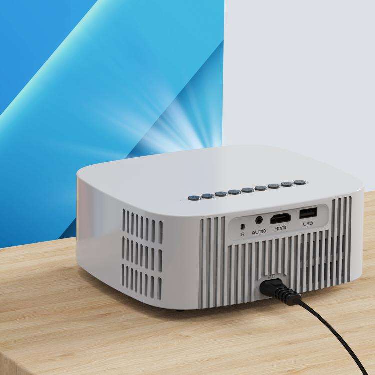 VIVIBRIGHT L03 Basic 1280x720P 150ANSI Smart Projector, UK Plug(White)