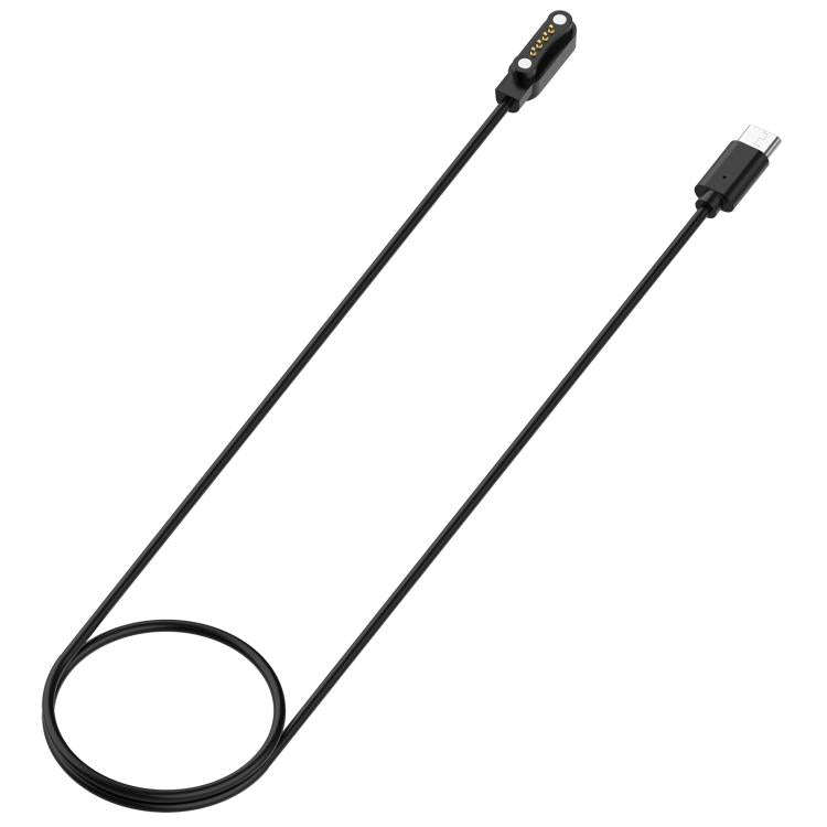 For PLAUD Note AI Voice Recorder Magnetic Charging Cable, Length: 1m(Black)