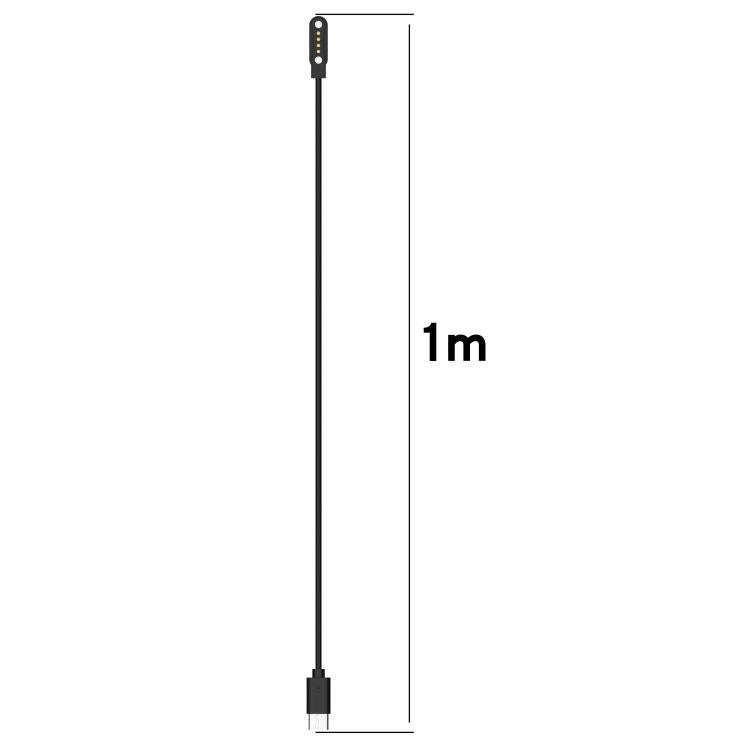 For PLAUD Note AI Voice Recorder Magnetic Charging Cable, Length: 1m(Black)