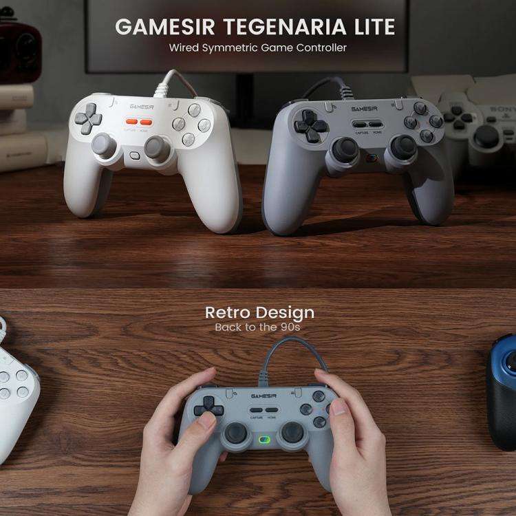 GameSir Tegenaria Lite / T3 Lite Wired Symmetric Game Controller for PC / Steam / Switch / iOS / ...