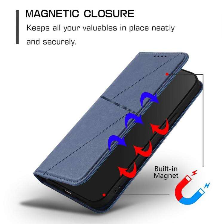 For Doogee Note 58 / Note 58 Pro Strong Magnetic Frosted Flip Leather Phone Case(Royal Blue)