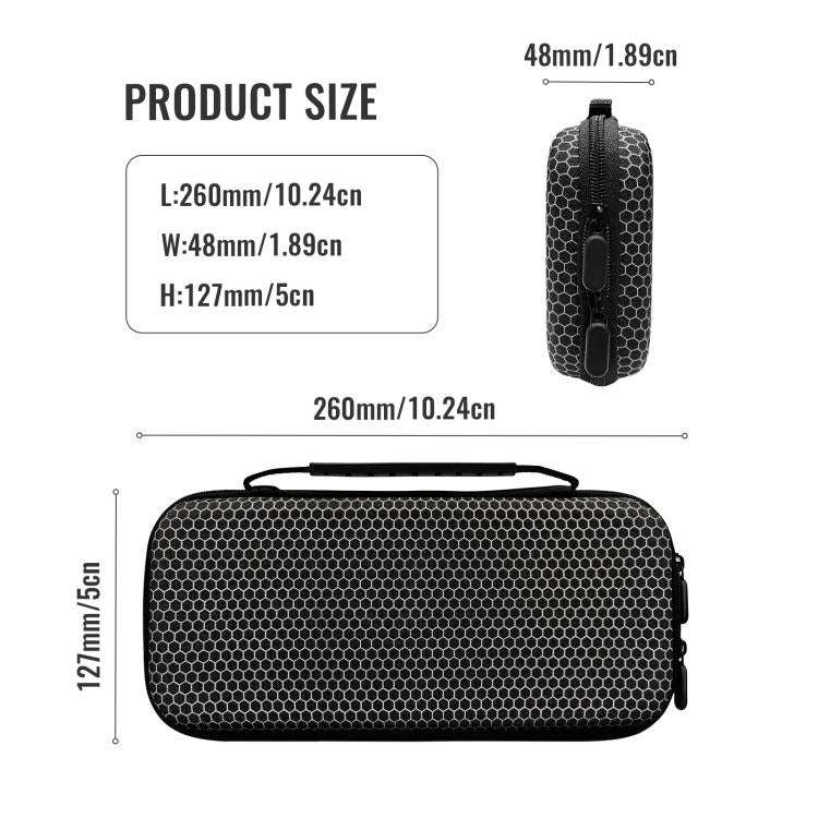 For Nintendo Switch 2 EVA Shockproof Portable Storage Handbag(Black)
