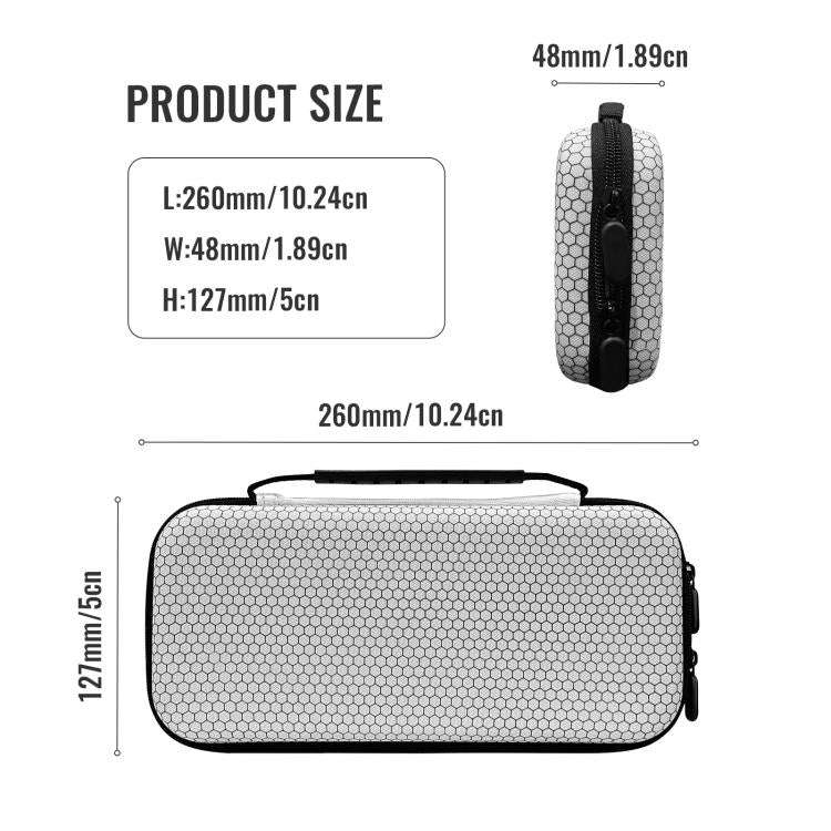 For Nintendo Switch 2 EVA Shockproof Portable Storage Handbag(White)