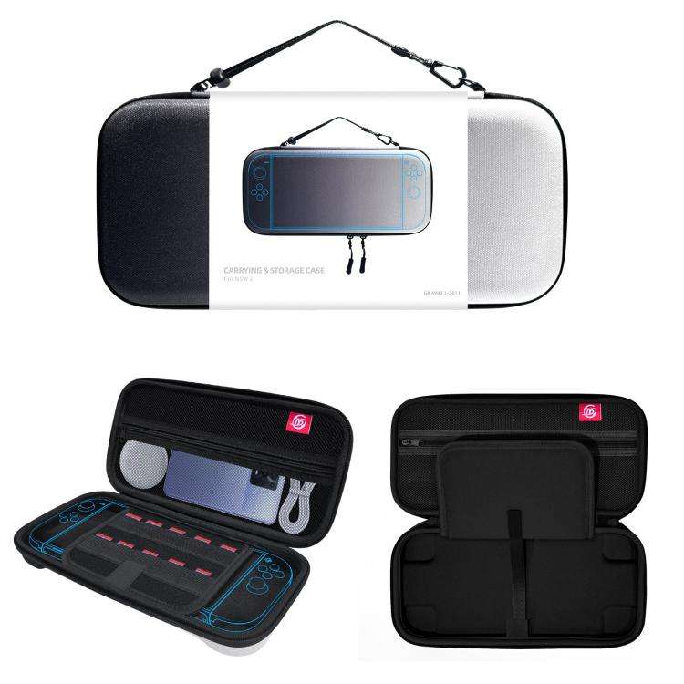 For Nintendo Switch 2 EVA Portable Shockproof Waterproof Portable Game Console Storage Bag(Black ...