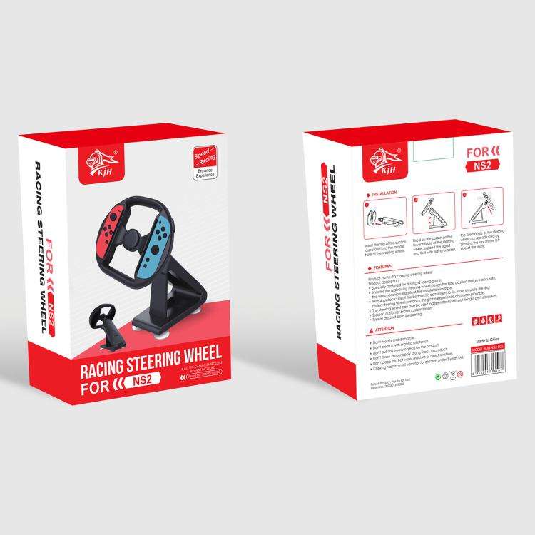 For Nintendo Switch 2 Desktop Racing Steering Wheel Stand(Black)